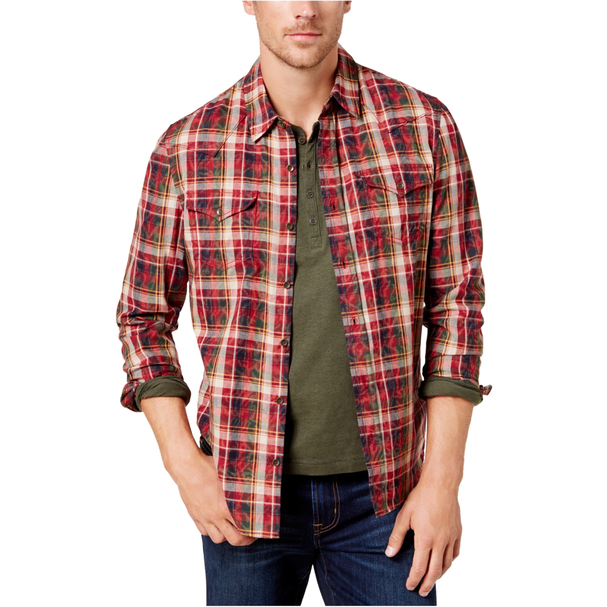 Blake Shelton - Blake Shelton Mens Woven Button Up Shirt - Walmart.com ...