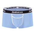 thumbnail image 4 of TANBOM Men's Underwear Boxer Brief Bamboo Viscose Comfortable Underpants 1 pack (Blue, Regular XXXL), 4 of 6