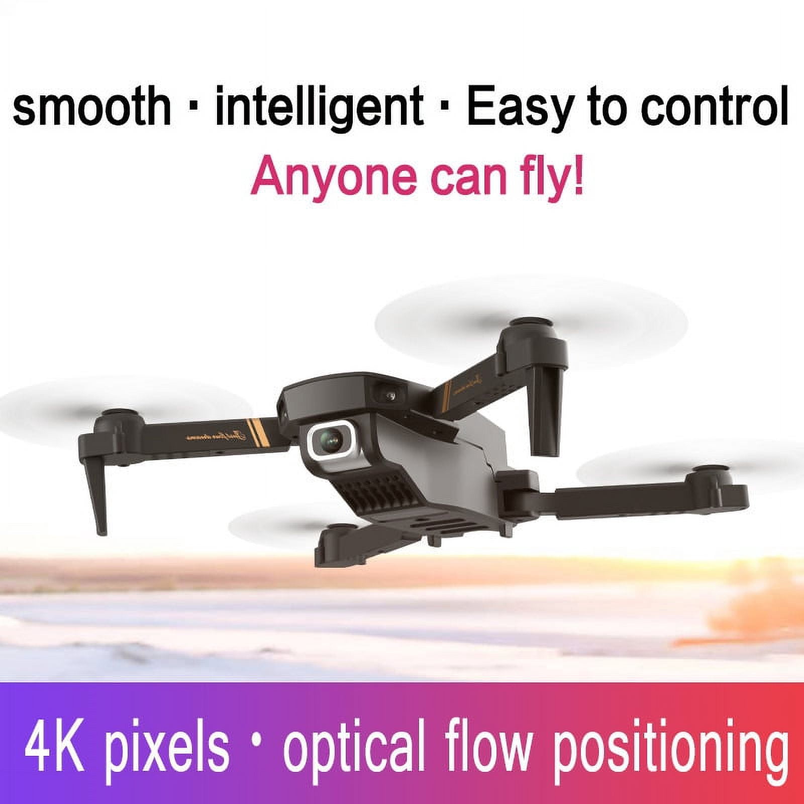 RC Drone 2K 1080P HD Wide Angle Camera WiFi Fpv Dual Camera Foldable Quadcopter Real Time Transmission Drone Gift Toys