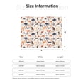 thumbnail image 5 of Uemuo South American Animals Printed Throw Blanket for Couch, Fluffy Fuzzy Blankets for Bed, Sofa, Cozy Flannel Faux Fur Blanket-80"x60", 5 of 6