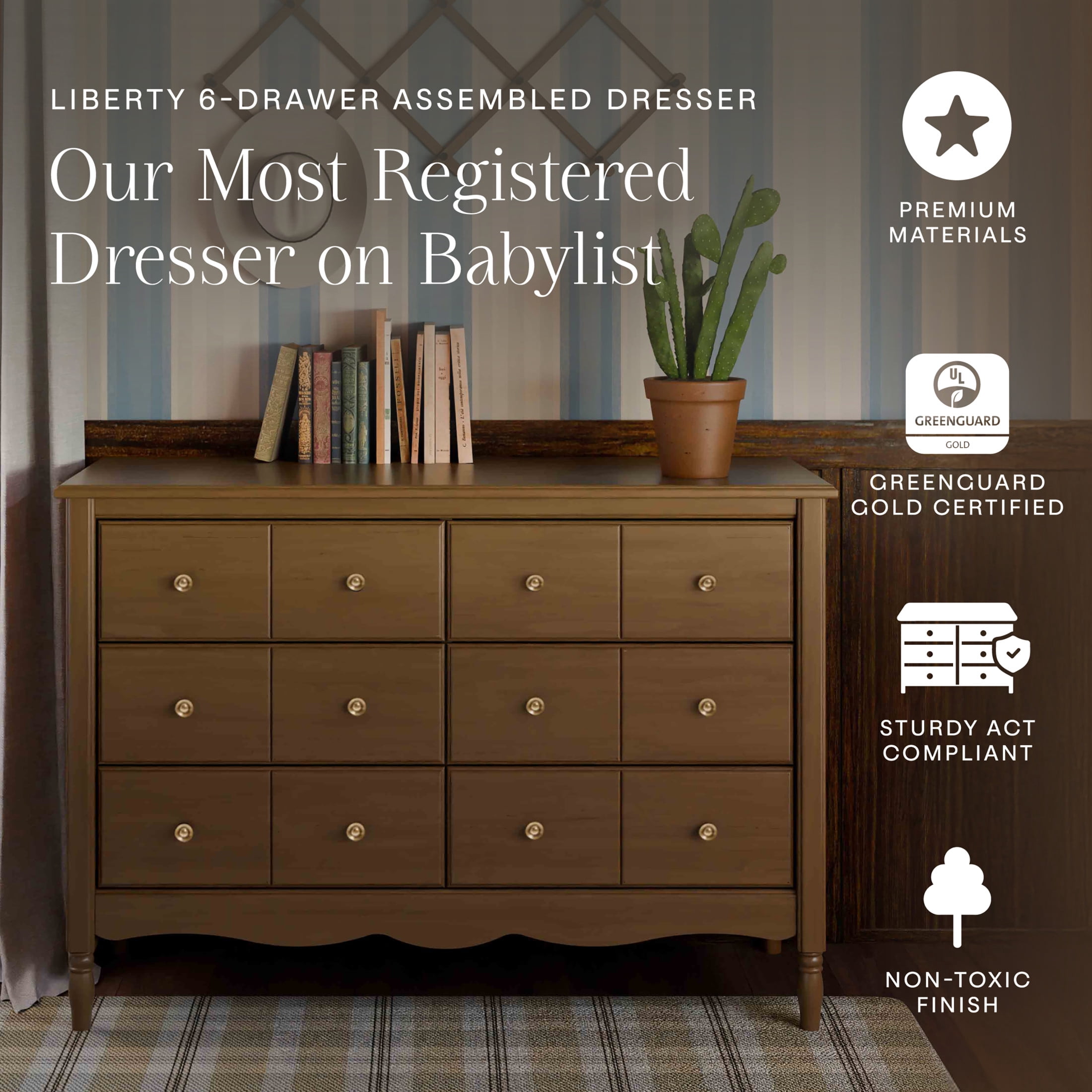 Namesake Liberty 6-Drawer Assembled Dresser