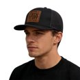 thumbnail image 4 of Mens Baseball Cap Performance Outdoor Sun Breathable Mesh Adjustable Snapback Hat Casual Sporty Style Black, 4 of 4