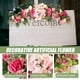 thumbnail image 3 of ColoMX Arco de boda flor falsa decorativa decorativa de flores de rosa artificiales para dintel, 3 of 7
