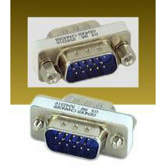 IEC M9159 DH15 Male to Male Thin Gender Changer