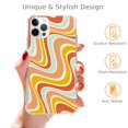 thumbnail image 2 of Orange Swirl Case Compatible with iPhone 11 pro,Unique Art Design TPU Shock-proof Full Cover, 2 of 5