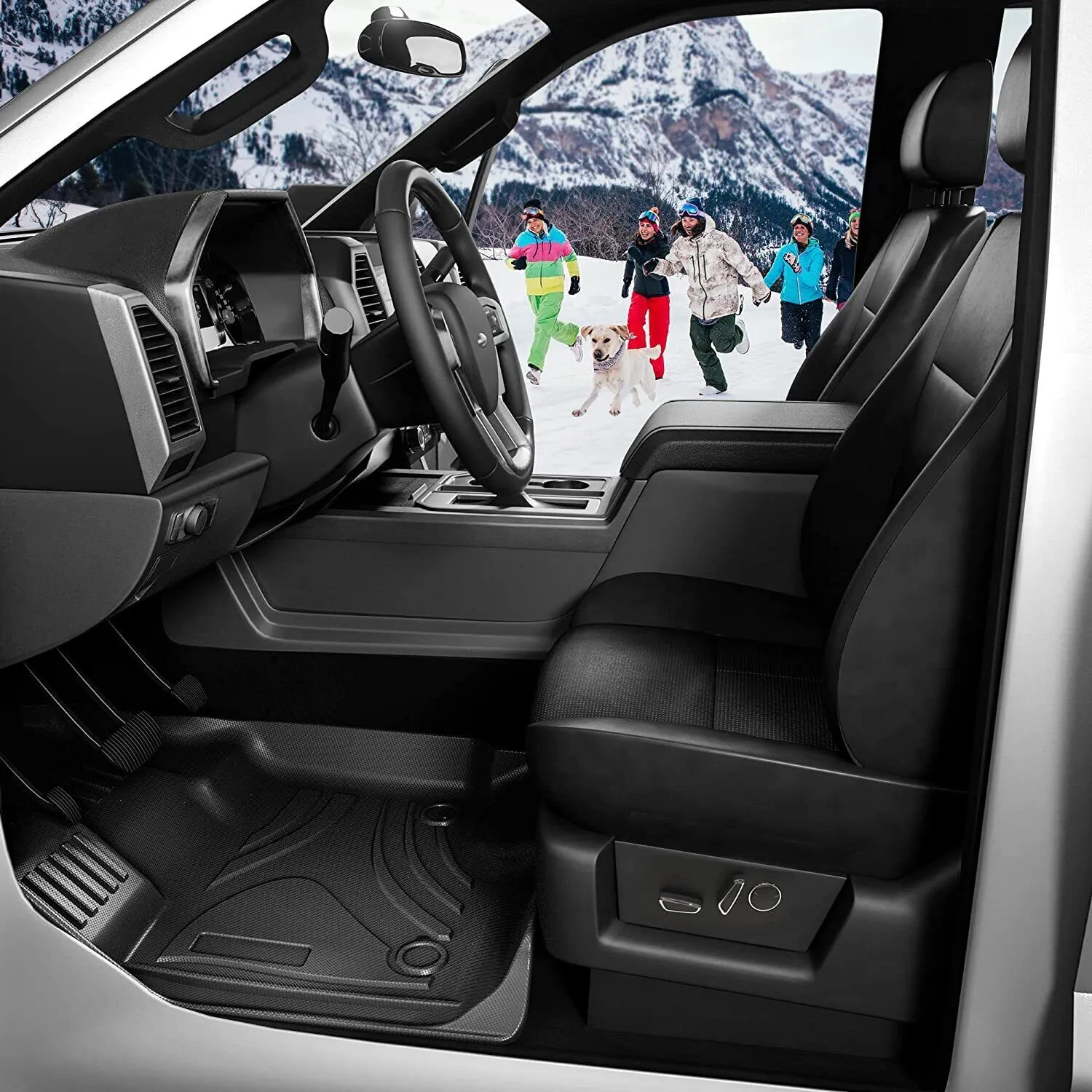 Auto Drive floor Mats Trunk Cargo Liner for 2022-2023 2024 Nissan Pathfinder 7 Passenger