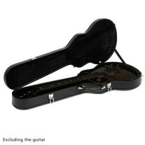 Electric Guitar Hard Case for GLP Style Electric Guitar Microgroove Bulge Surface, Black