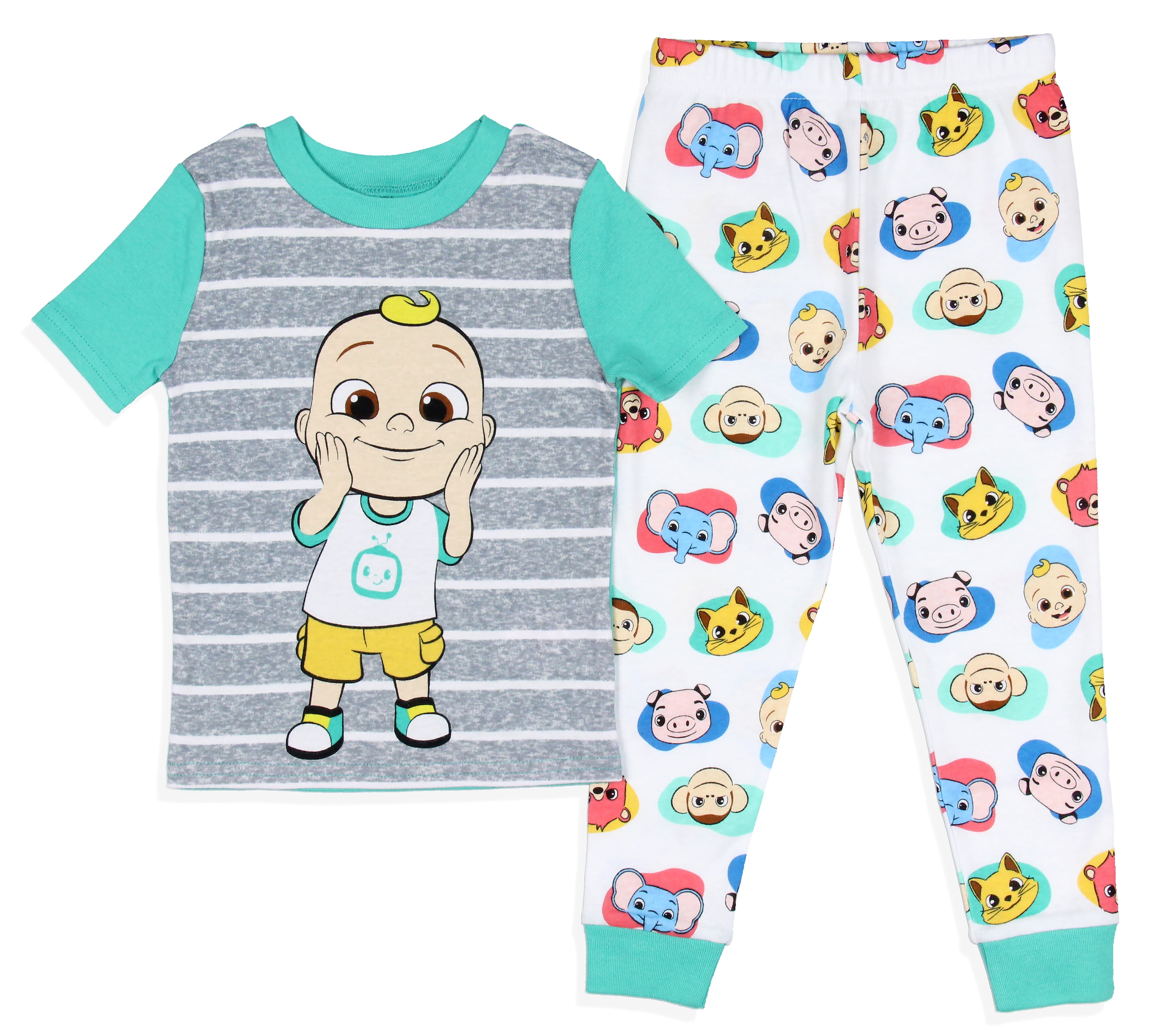 Toddler Boys' JJ's Animal Friends Short Sleeve And Pant