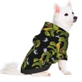 thumbnail image 2 of Fotbe Corn And Dragonflies Print Small Dog Sweater Hoodies Pet Grey Hooded Soft Fleece Sweatshirts with Pocket Fall Winter Puppy Cat Sweaters Warm Clothes-Medium, 2 of 7