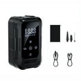 thumbnail image 2 of Wireless Portable Air Compressor, 60W Fast Inflating Tire Pump with Auto Shut-Off, LCD Display, LED Light & Power Bank for Car Bike Motorcycle Balls, 2 of 7