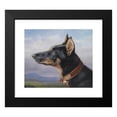 thumbnail image 2 of Carl Reichert 17x15 Black Modern Framed Museum Art Print Titled - Portrait of a Doberman (1916), 2 of 5