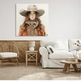 thumbnail image 3 of Stupell Industries Boho Cowgirl Paisley Jacket Abstract Painting Gallery Wrapped Canvas Art Print Wall Art, 36 x 36, 3 of 8