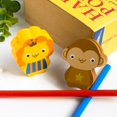 thumbnail image 1 of [Lion & Monkey] - Card Holder / Wooden Clips / Wooden Clamps / Animal Clips, 1 of 3