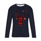 thumbnail image 4 of Blusas y camisas de manga larga y cuello redondo para hombre, informales, con estampado navideño, deportivas, de poliéster., 4 of 5