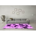 thumbnail image 3 of Ahgly Company Indoor Rectangle Abstract Pink Modern Area Rugs, 2' x 5', 3 of 4