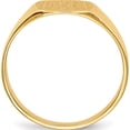 thumbnail image 2 of 14K Yellow Gold 8.5X9.0mm Closed Back Signet Ring (Size 7) Made In United States rs300, 2 of 5