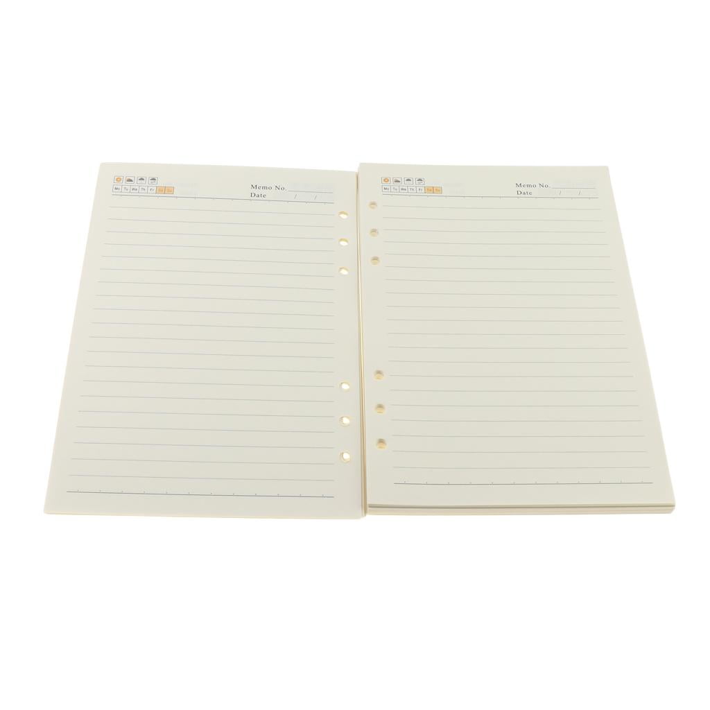 Tongina 2X Loose leaf Binder Paper A5 8.19×5.59inch,Waterproof Ink