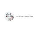thumbnail image 2 of Wrapables 1.5" / 2" Thank You Stickers Roll, Sealing Stickers and Labels for Boxes, Envelopes, Bags, Small Businesses, Weddings, Parties (500pcs), Rose & Peony, 2 of 5