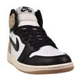 thumbnail image 2 of Women's Jordan 1 Retro HI OG Black/Legend MD Brown-White (FD2596 021) - 11, 2 of 6