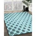 thumbnail image 3 of Ahgly Company Machine Washable Indoor Rectangle Transitional Seafoam Green Area Rugs, 6' x 9', 3 of 7