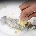thumbnail image 3 of 2-in-1 Stainless Steel Fish Scaler + Ginger Grater, Stainless Steel Fish Scaler with Hanging Handle, For Easy Descaling, Grating & Cleaning, Kitchen Tool for Pro Scale Remover (B, 2PC), 3 of 7