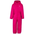 thumbnail image 2 of Trespass Kids Rain Suit Dripdrop - Breathable Hood Finish, Elastic Cuffs & Ankles, Side Elastic Waist, Full-Length Front Zipper, Woven, 100% Polyester PVC Coated, 2 of 2