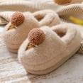 thumbnail image 3 of Nuevas zapatillas de invierno de algodón con dibujos animados para mujer, zapatos peludos de interior de suela gruesa para uso doméstico, zapatos cálidos de algodón medio antideslizantes para uso exte, 3 of 5