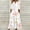 Pink, variant on Zorckvet Womens Dresses Short Sleeve Button Down Summer with Pockets Loose V Neck Fashion Long Dress for Women