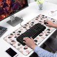 thumbnail image 2 of Long Mouse Pads for Desk,White Cow Black Spot Geometric Pattern Desk Mats on Top Of Desks, Desk Mouse Pad Extra Large with 3mm Non-Slip Base and Stitched Edge for Gaming,Office,Work,Home 31.5"x15.7", 2 of 6