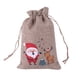 thumbnail image 1 of Bearachild 10 Uds. Bolsa de regalo de lino de Navidad, joyería de Papá Noel, bolsa de regalo de almacenamiento de dulces de Chocolate para niños, Kits de decoración para fiestas Numero 5 Bearachild HA042679-05, 1 of 6