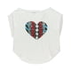 thumbnail image 1 of Dreamr Womens Heart Graphic T-Shirt white2 M, 1 of 1