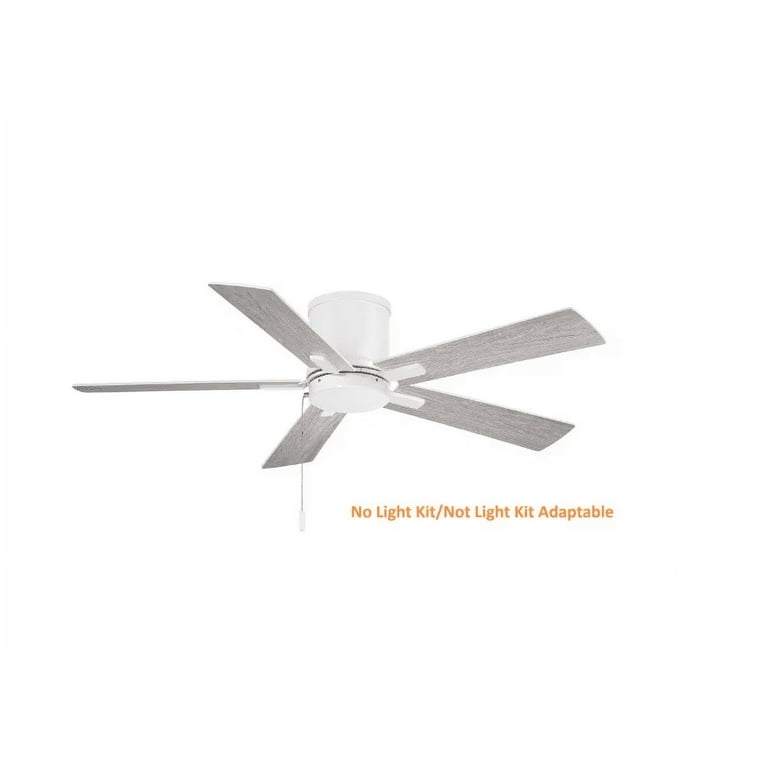 Hampton Bay Grantway 48 in. Indoor/Covered Outdoor Matte White Low