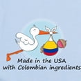 thumbnail image 2 of CafePress - Stork Baby Colombia USA Infant Bodysuit - Baby Light Bodysuit, Size Newborn - 24 Months, 2 of 4