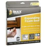 Duck Max Strength Expanding Foam Seal for Door and Windows, 1 in. x .25 in. x 13 ft.