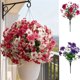 thumbnail image 1 of Flores artificiales para exteriores Ramos de exterior Decoración de jardín Arbusto estilo petunia Tallos impermeables resistentes a los rayos UV Pétalos texturizados Follaje verde, 1 of 5