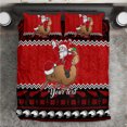 thumbnail image 1 of Juego de cama navideño personalizado Kiwi Santa Claus Maori Meri, 1 of 4