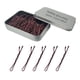 thumbnail image 1 of 220 unidades Mini horquillas onduladas de 1,38 pulgadas Marrón Yingfeng Horquillas para el cabello pequeñas con caja de almacenamiento para recogidos Pinzas de metal para el cabello para niños, niñas, 1 of 1