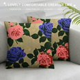 thumbnail image 3 of Vintage Rose Corduroy Pillow Home Decor Cushion Cover Sofa, Chair, Car, Office Square Pillow Cover, 3 of 5