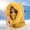 Yellow, variant on Dyfzdhu Winter Bomber Hat for Women Outdoor Riding Headgear Cold Weather Ski Mask Warm Bib Face Cover Beige