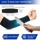 thumbnail image 2 of Protectores de brazos Geyoga con mangas resistentes a cortes, 2 pares, negros, 2 of 6