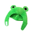 thumbnail image 2 of Sombrero de felpa novedoso jinwen Rana Verde, 2 of 5