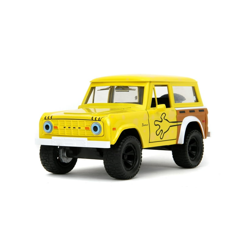Jada Toys 1:24 Die-Cast Vehicle 1972 Ford Bronco + SpongeBob