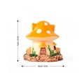 thumbnail image 3 of Bearachild Mushroom House Artificial Mini Atractivo Jardín Decoración Micro-Paisaje Hada Miniatura Casas Dormitorio Carnosidad Patio Decoración Rojo Bearachild HA074839-01, 3 of 6