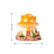 thumbnail image 2 of Cateissary Mushroom House Artificial Mini Lovely Atractivo Jardín Decoración Micro-Paisaje Casas en miniatura Estudio Dormitorio Patio de bricolaje Decoración Azul Cateissary HA074839-04, 2 of 6