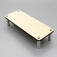 thumbnail image 7 of Wood Display Rack Perfume Action Figures Holder Storage Shelf Ladder Stand Shelf 1 Layer, 7 of 7