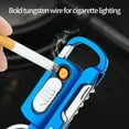 thumbnail image 4 of CASAFUN Torch Lighters, Butane Lighters, Adjustable Jet Flame Torch Lighters, Windproof Butane Refillable Gas Torch Lighter Candle Lighter for Home, Kitchen, Grill, BBQ, Fireworks, 4 of 6