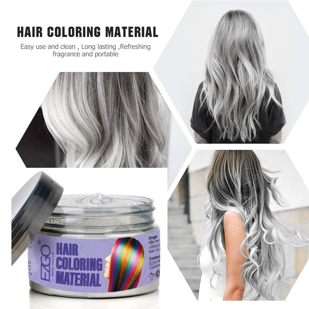 Mofajang Hair Wax 4 Colors Kit Temporary Hair Color Easy To Rinse