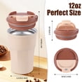 thumbnail image 5 of Ochapa 360 ML/12oz Coffee Tumbler, Double Walled Stainless Steel Insulated Travel Coffee Mug, 5 of 7