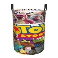 thumbnail image 1 of Cestas para ropa sucia de Toy Story, bolsas plegables con asas, cesto de almacenamiento redondo plegable, 1 of 8