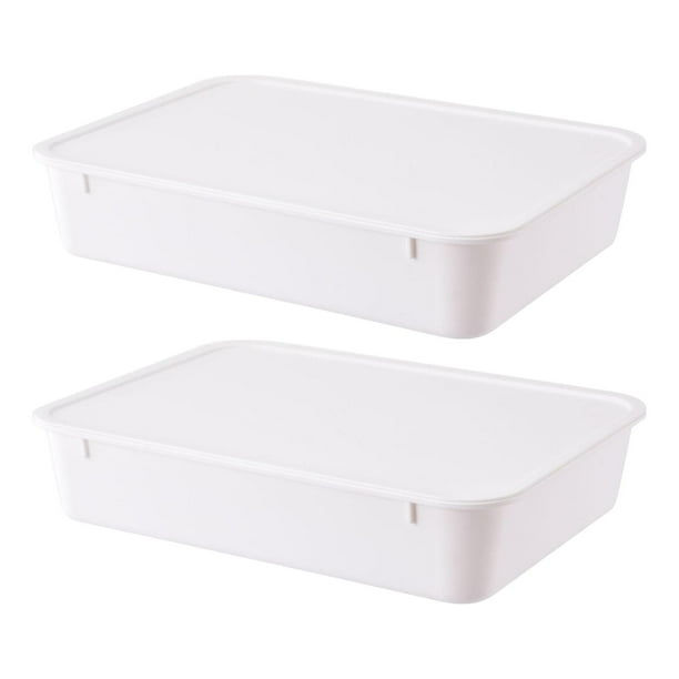 Bandeja apilable para masa de pizza y pan, recipiente antiadherente 2 piezas